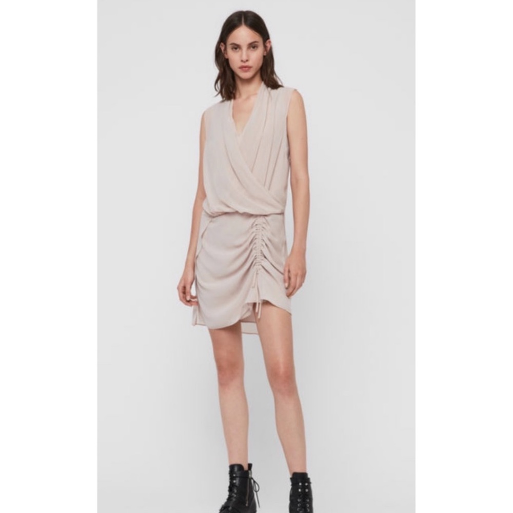 AllSaints Cathea Shift Dress Pink NWT U.S.6